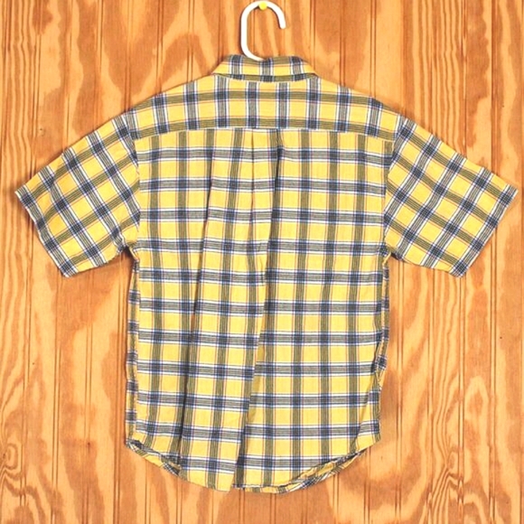 Tommy Hilfiger Kids Plaid Short Sleeve Shirt - Size 7 - Picture 3 of 5